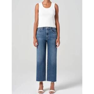 NEW AGOLDE harper crop jean in motion